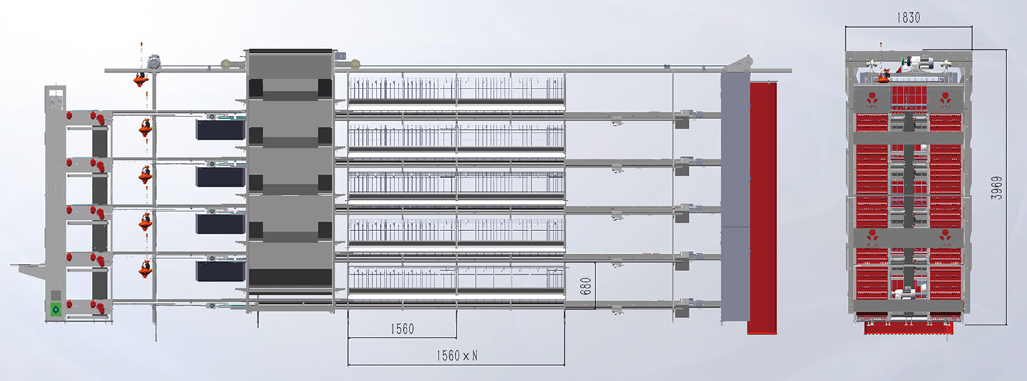 Технические характеристики оборудования для укладки слоеных уток серии YL550