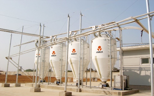 Автоматическая система кормления для свиноферм