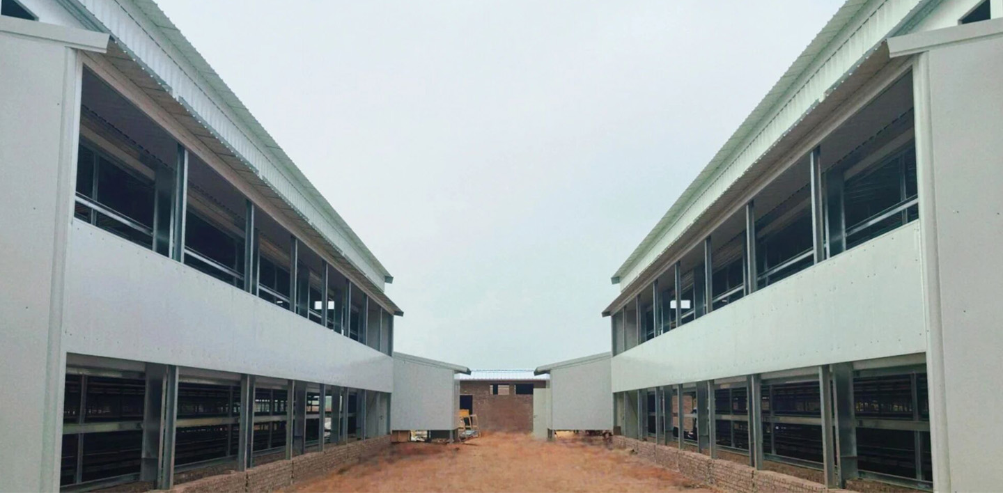 Стальная конструкция EPC завершена! Достигнута важная веха в строительстве животноводческого комплекса Jia